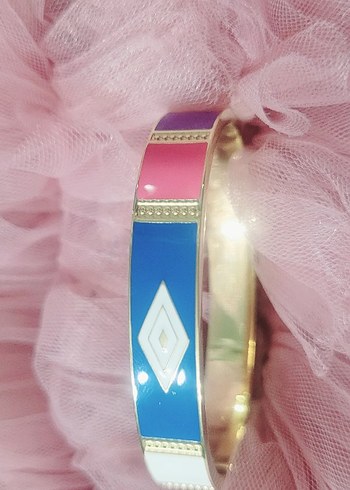 Renkli Mavi Desenli Bileklik - Görsel 5