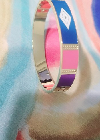 Renkli Mavi Desenli Bileklik - Görsel 8