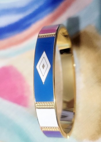 Renkli Mavi Desenli Bileklik - Görsel 2