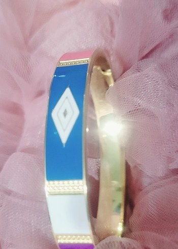 Renkli Mavi Desenli Bileklik - Görsel 6