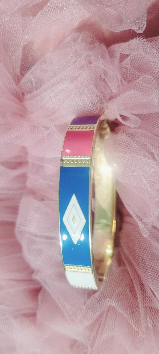 Renkli Mavi Desenli Bileklik - Görsel 5