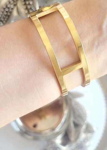 Altın Renk Kadın Bileklik - Görsel 6