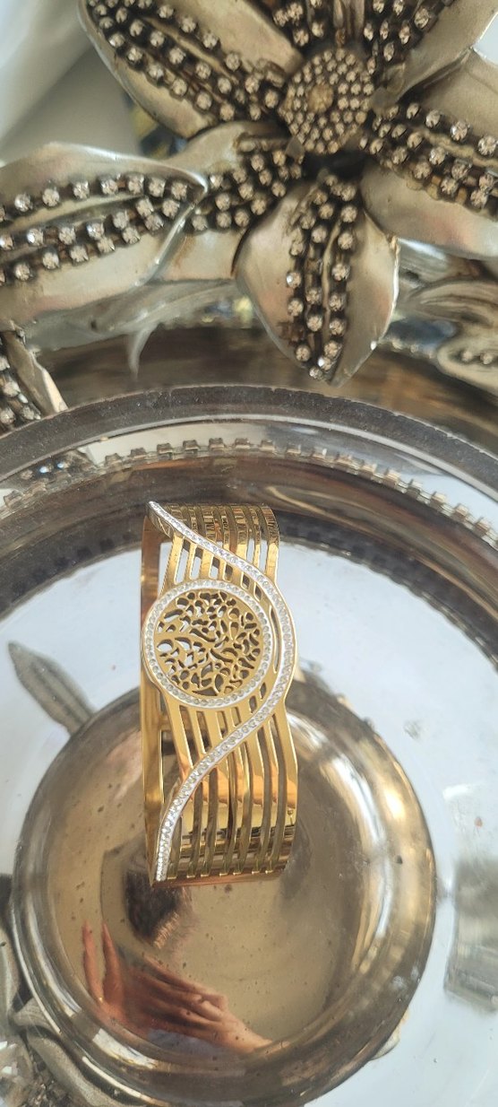 Altın Renk Kadın Bileklik - Görsel 5