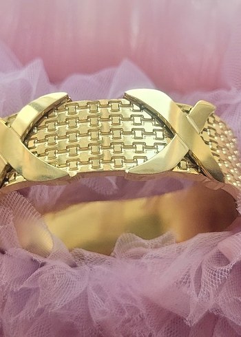Altın Renkli Vintage Kadın Bileklik - Görsel 2
