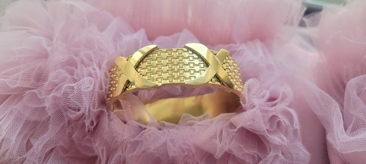 Altın Renkli Vintage Kadın Bileklik - Görsel 2