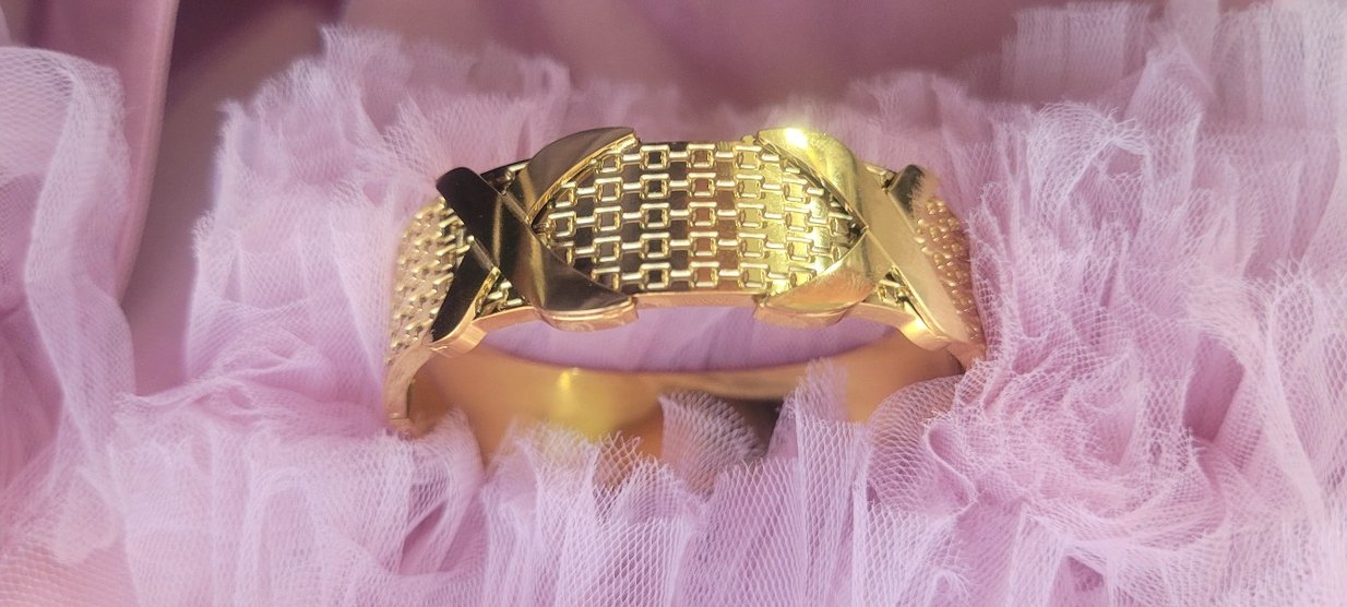 Altın Renkli Vintage Kadın Bileklik - Görsel 3