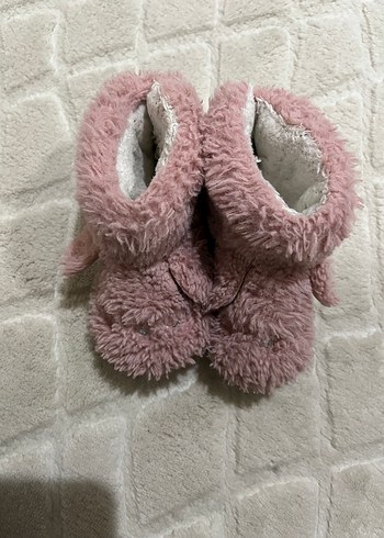 Gezer Kız Çocuk Pembe Peluş Ev Terliği