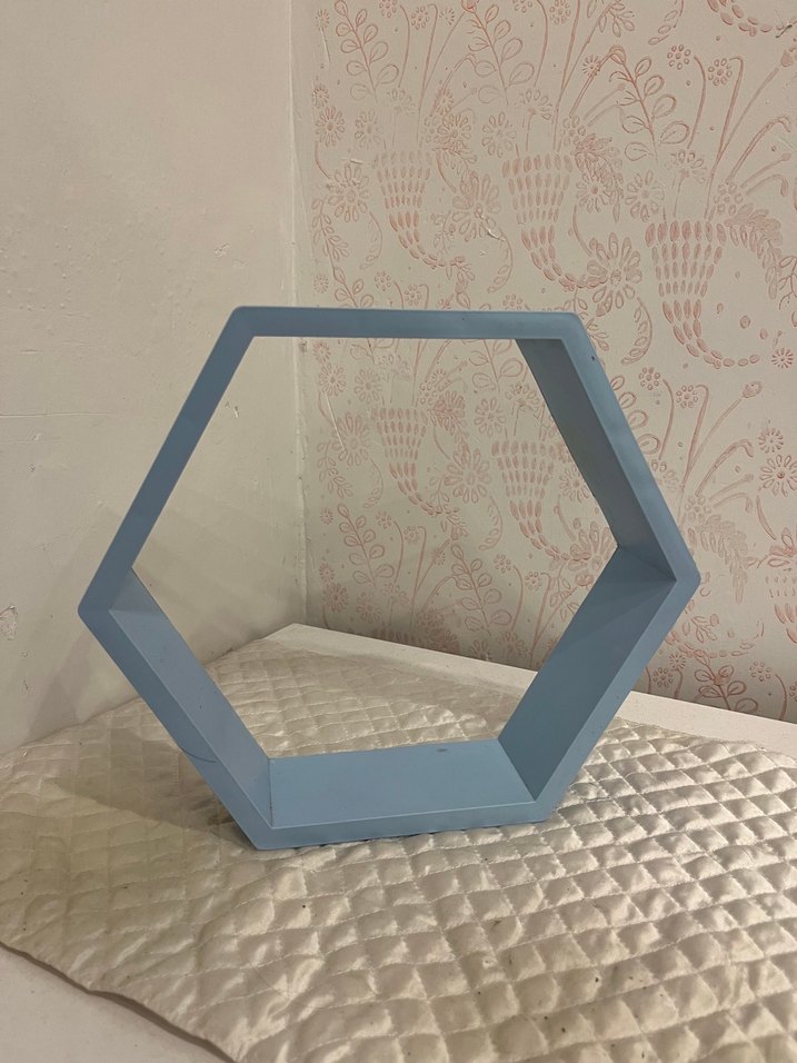 Çocuk Rafı Pastel Renkli Altıgen - Görsel 4