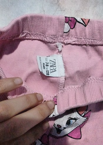 Dantel Detaylı Pembe Baskılı Kedi Kıyafeti - Görsel 2