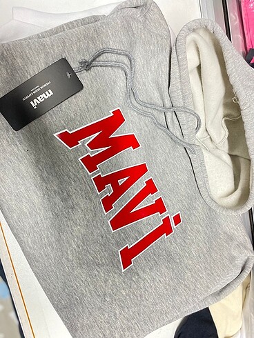 m Beden gri Renk Mavi Sweatshirt