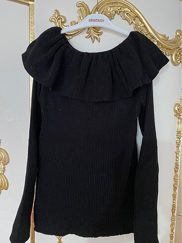 Zara Siyah triko kazak