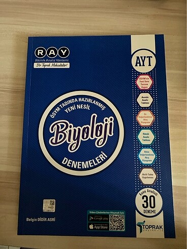 toprak ayt biyoloji deneme