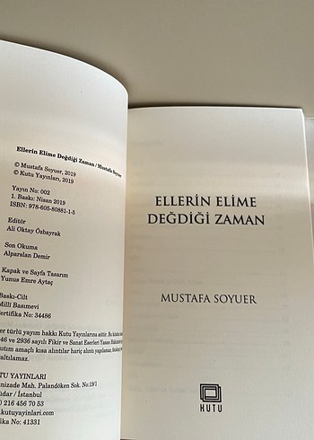 Ellerin Elime Değdiği Zaman Kitap Mustafa Soyuer - Görsel 4