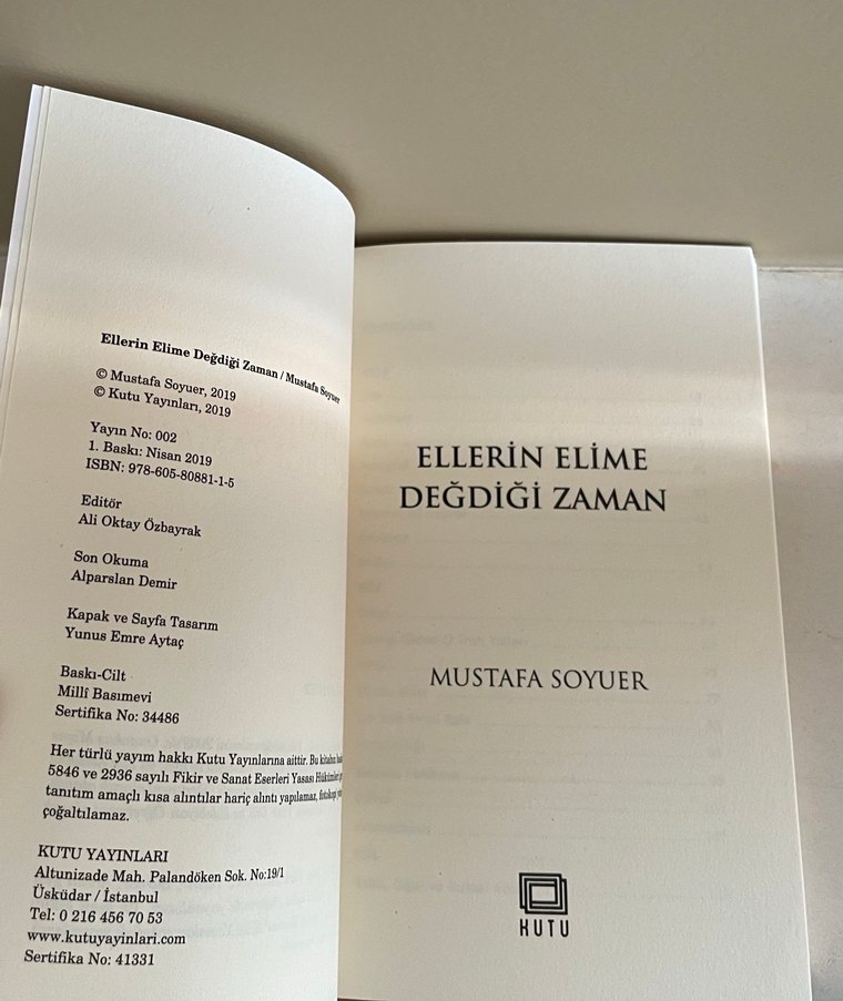 Ellerin Elime Değdiği Zaman Kitap Mustafa Soyuer - Görsel 4
