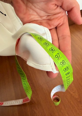 Plaj Elbisesi Beyaz Tek Ebat - Görsel 2