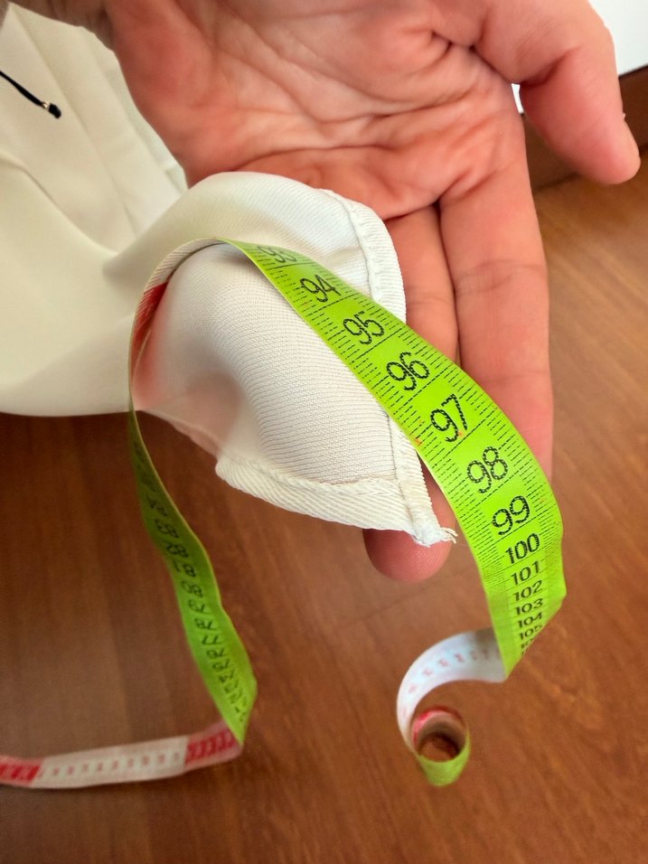 Plaj Elbisesi Beyaz Tek Ebat - Görsel 2