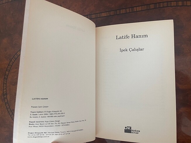  Beden Kitap Latife Hanım ?İpek Çalışlar