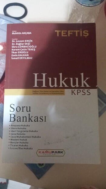 KPSS HUKUK SORU BANKASI 