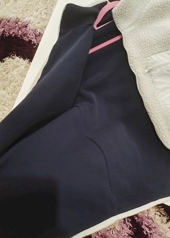 Gri Kısa Peluş Kadın Ceket - Görsel 4