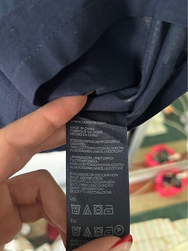 s Beden lacivert Renk Tommy Hilfiger Günlük Elbise