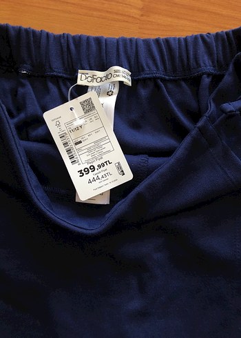 Defacto Lacivert Drapeli Kız Çocuk/Kadın Şort Etek - Görsel 4