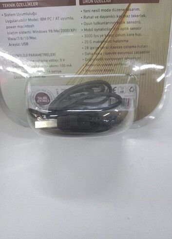  Beden Renk Mouse kablolu 