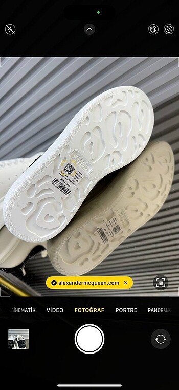 36 Beden beyaz Renk ALEXANDER MCQUEEN SNEAKER