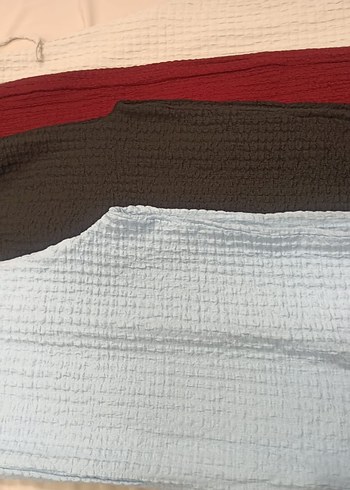 s Beden Zara Mavi Nakışlı Keten Midi Pantolon