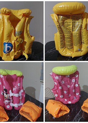 2 adet Çocuk can yeleği + 1çift kolluk Seti 