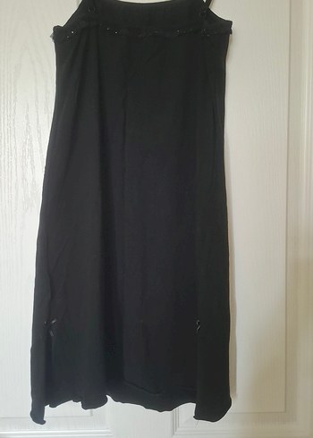 Yeniyıl Temalı Siyah Mini Gecelik - Görsel 8