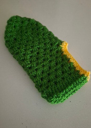 El Örgüsü Yeşil Erkek Patik - Görsel 2