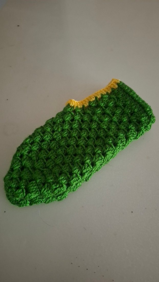 El Örgüsü Yeşil Erkek Patik - Görsel 3