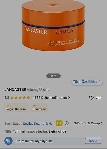 Lancaster bronzlaştırıcı