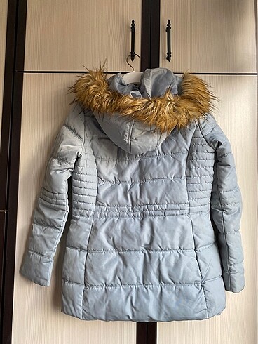 36 Beden mavi Renk Şişme mont