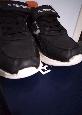 Erkek Çocuk Siyah Spor Ayakkabı - Görsel 4