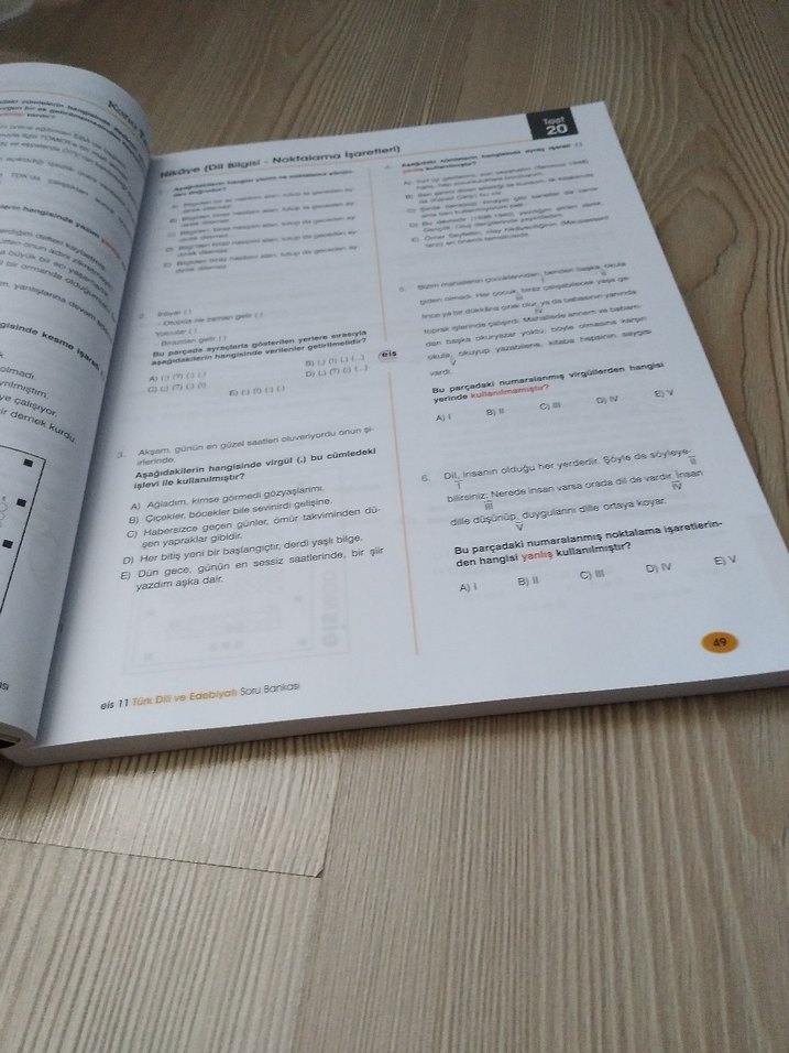 11. Sınıf Türk Dili ve Edebiyatı Soru Bankası - Görsel 2
