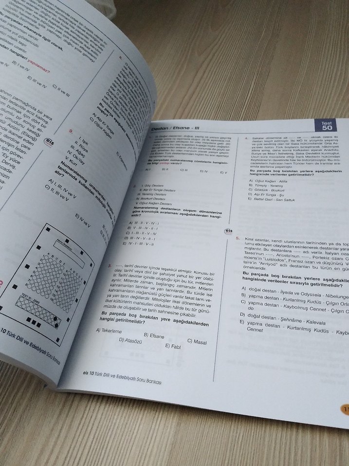 10. Sınıf Türk Dili ve Edebiyatı Soru Bankası - Görsel 2