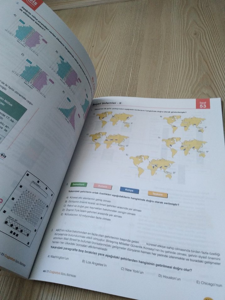11. Sınıf Coğrafya Soru Bankası - Görsel 3