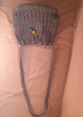 mor Örgü Kadın Çanta - Görsel 4