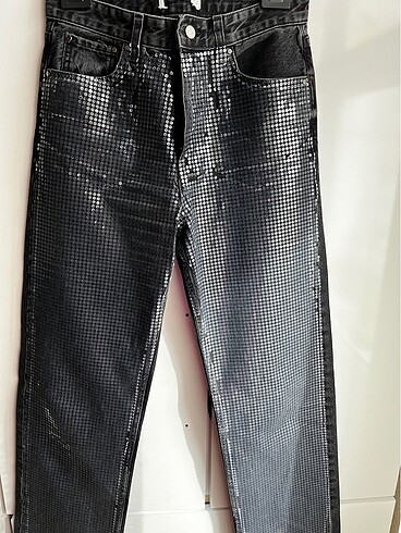 Zara payetli pantolon