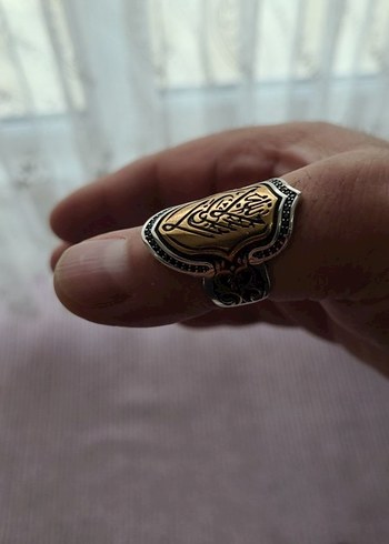 925 ayar Erkek gümüş zihgir yüzük - Görsel 2