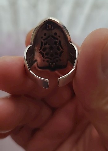 925 ayar Erkek gümüş zihgir yüzük - Görsel 4