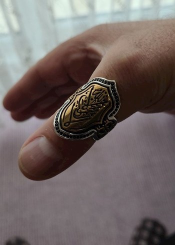 925 ayar Erkek gümüş zihgir yüzük - Görsel 3