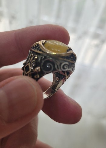 925 ayar Erkek gümüş yüzük - Görsel 5