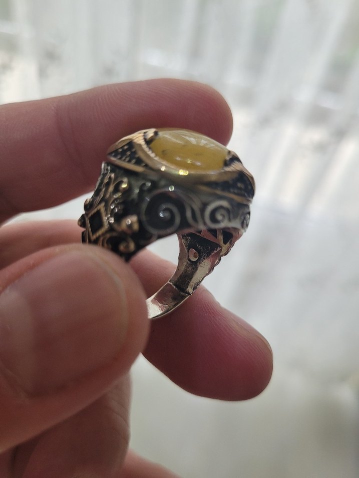 925 ayar Erkek gümüş yüzük - Görsel 5