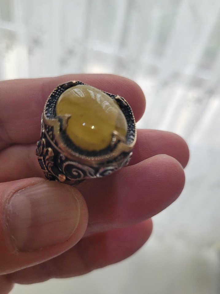 925 ayar Erkek gümüş yüzük - Görsel 3