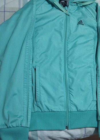 Kadın Yeşil Adidas Spor Ceket - Görsel 2