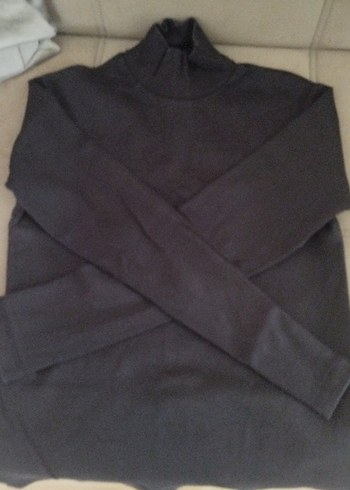 Siyah Kadın Balıkçı Yaka Triko - Görsel 2