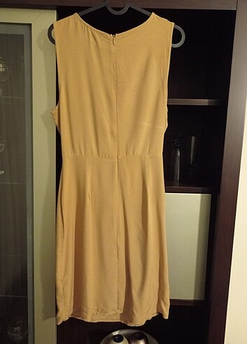 38 Beden camel Renk Elbise