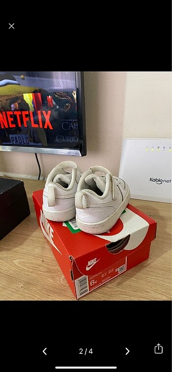 22 Beden beyaz Renk Nike 22 no